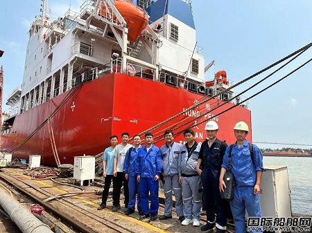 中船动力集团自主研制第二台低速双燃料机CX40DF试航成功