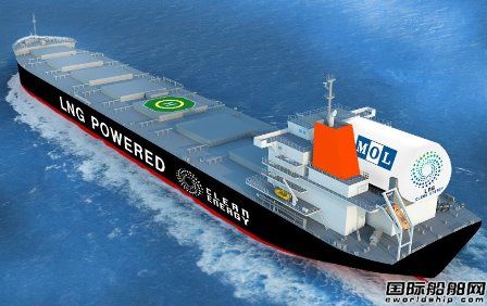  商船三井在大岛造船增订1艘LNG动力94900吨散货船,