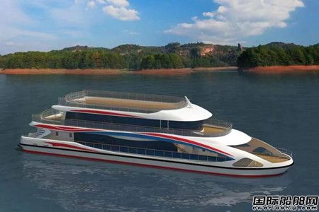 福宁重工建造新能源游船“大金湖2号”正式开工,