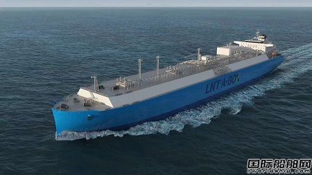 上船院联合LNT Marine研发A-BOX大型LNG船设计获ABS原则性认证