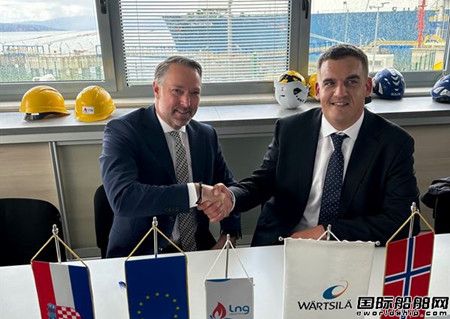  瓦锡兰签约为克罗地亚“LNG Croatia”号FSRU新增再气化模块,