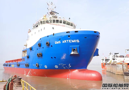 马尾造船交付Allianz公司一艘75米平台供应船