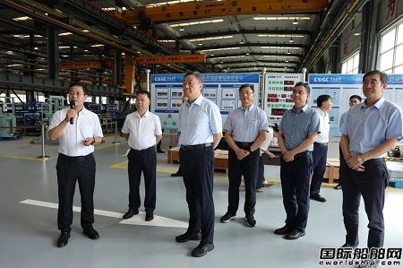 中国船舶集团党组书记、董事长温刚到青岛双瑞调研指导工作