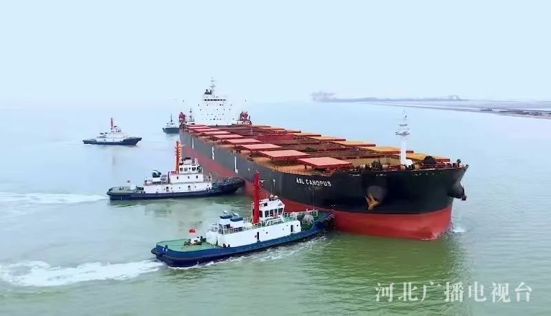  沧州黄骅港综合港区、散货港区货物吞吐量建港以来首次单月突破千万吨,