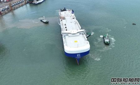 广船国际为SFL建造首艘7000车LNG双燃料PCTC顺利完成海试,