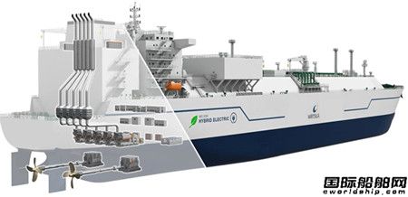  沪东中华联手壳牌和瓦锡兰推出混合动力电推LNG船设计,