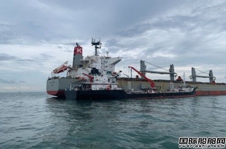 川崎汽船散货船生物燃料试验获日本船级社碳减排认证