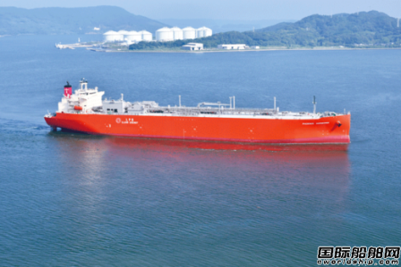  名村造船交付首艘87000立方米双燃料VLGC,