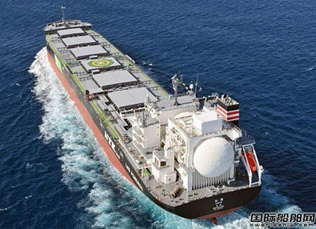 全球首艘！大岛造船为日本邮船建造LNG动力巴拿马型散货船交付运营