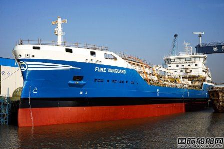  扬州金陵为FureBear建造首艘16300吨双燃料化学品船下水,