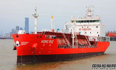 黄埔文冲为西南海运建造5000方LPG船4号船完成试航