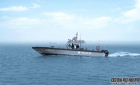 江龙船艇交付东莞市公安局批量13.5米全铝合金缉私高速艇