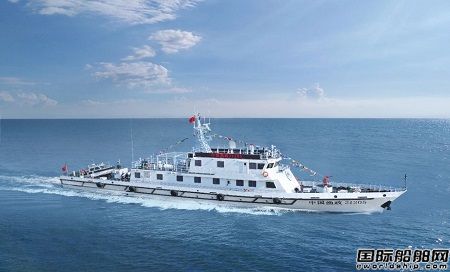 江龙船艇交付辽宁省渔政系统两艘300吨级渔政执法船