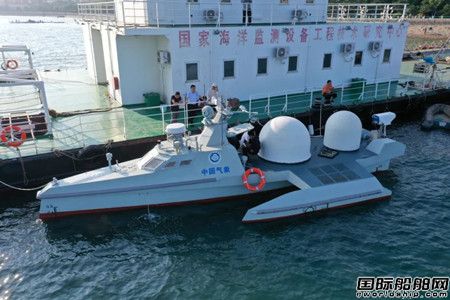 首次!七一六所承研气象无人艇实现海上云雾立体观测,