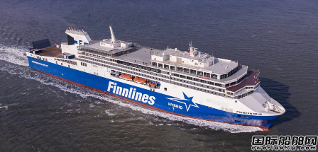 威海金陵建造Finnlines第二艘邮轮级高端客滚船交付,