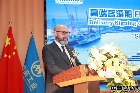威海金陵建造Finnlines第二艘邮轮级高端客滚船交付,