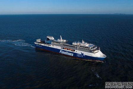威海金陵建造Finnlines第二艘邮轮级高端客滚船交付,