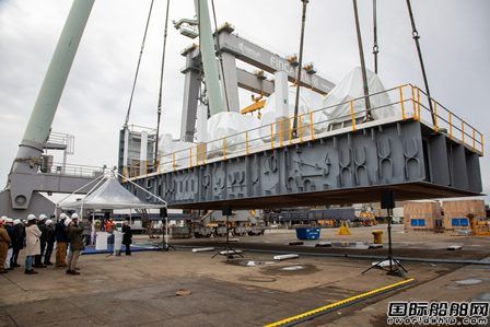 Fincantieri为公主邮轮建造第二艘LNG动力豪华邮轮铺龙骨