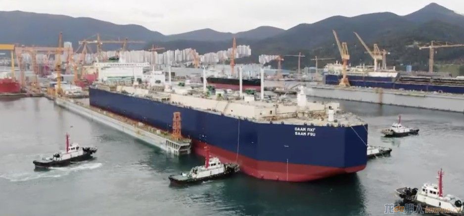 [海工]大宇造船交付诺瓦泰克首艘LNG-FSU