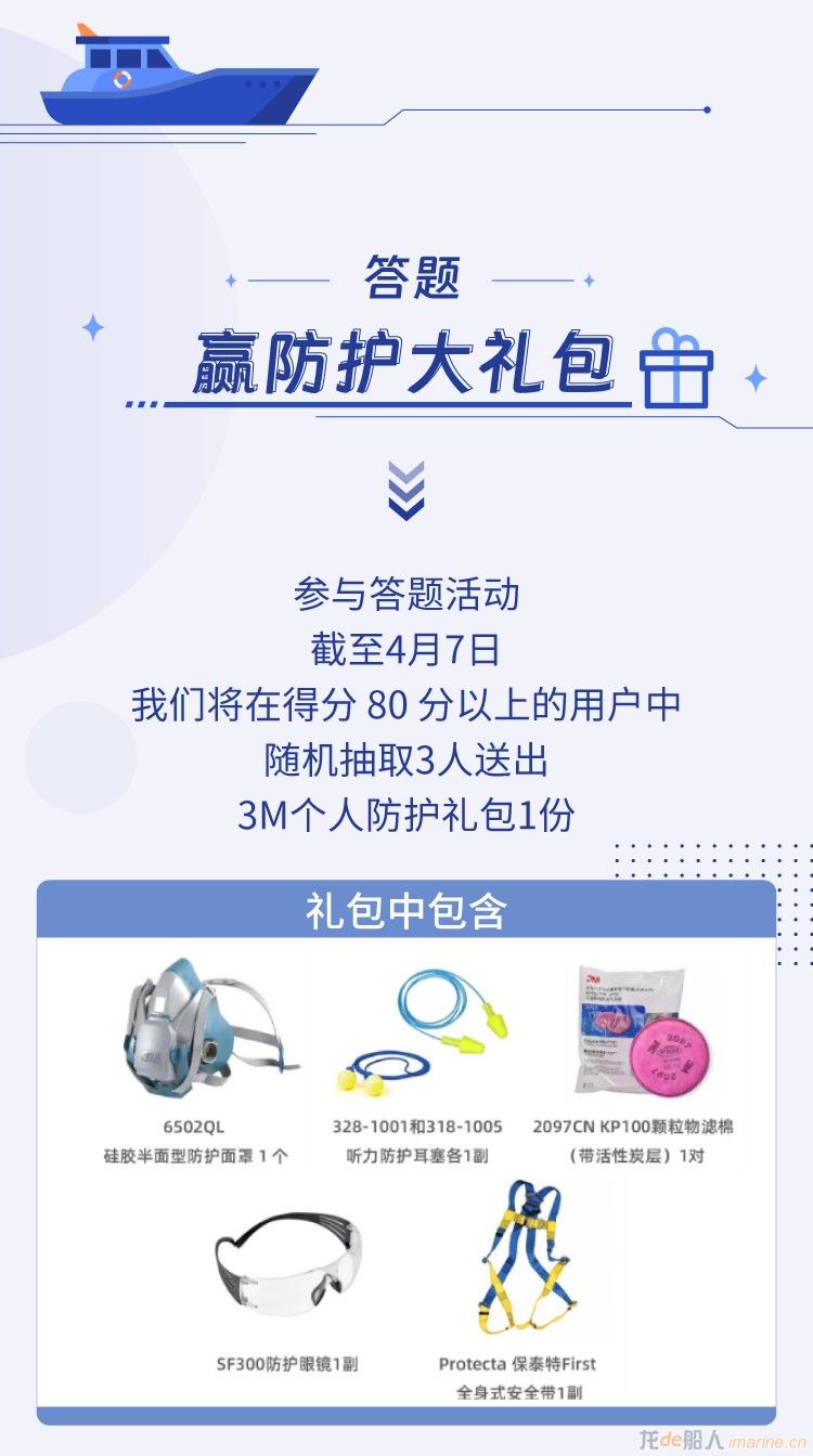 [配套]造船行业个人防护干货宝典限时上线！答题还能炫走3M大礼包,