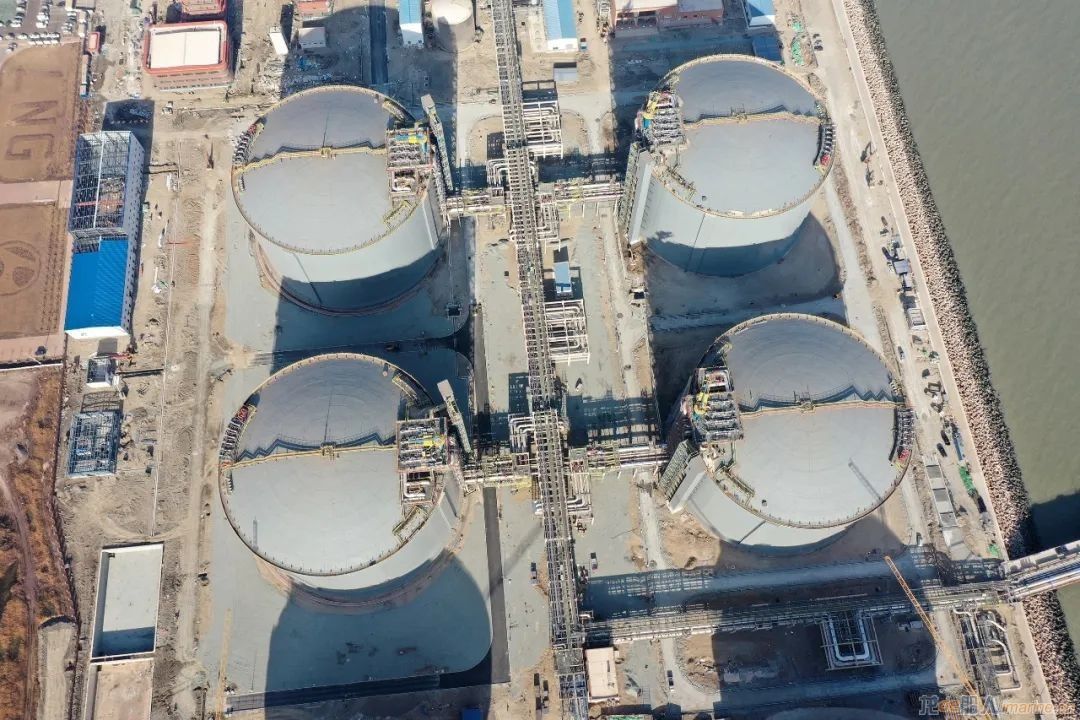 [海工]海油工程唐山LNG接收站项目一阶段工程机械完工