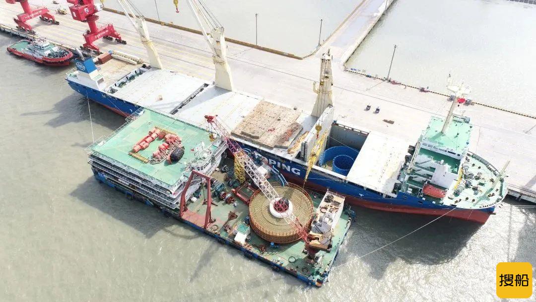 中远海运特运承运43公里长海底电缆发往欧洲,