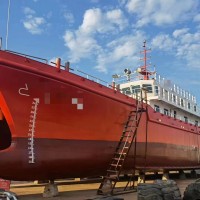 出售2023年造42米近海钢质双机双体交通船