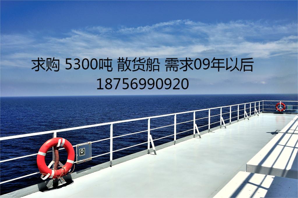 出售:5300吨散货船 2008年
