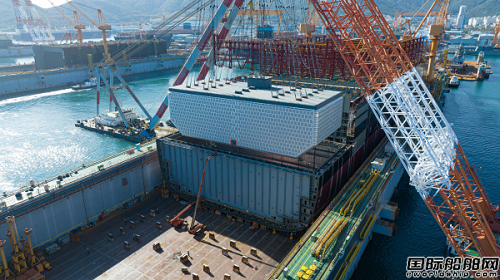 猛！韩华海洋高锰钢LNG储罐集装箱船获得“总统奖”