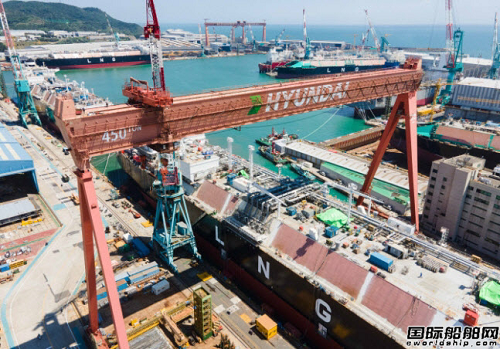 HD现代重工中标韩国政府6150吨大型海上试验船订单