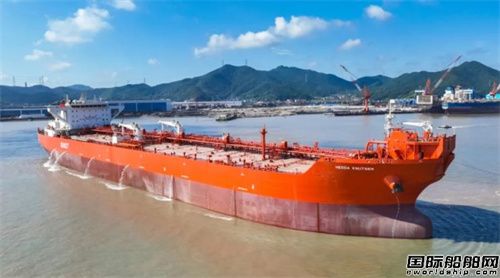 舟山中远海运重工为KNOT建造第六艘穿梭油船试航凯旋
