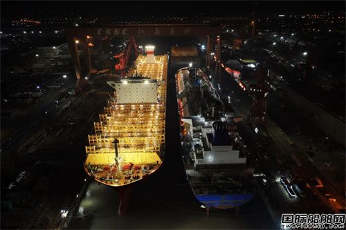 江南造船三号船坞迎来年度第四批次出坞