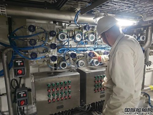 南通远洋配套/威海重工科技交付国内首艘双燃料耙吸挖泥船FGSS系统,