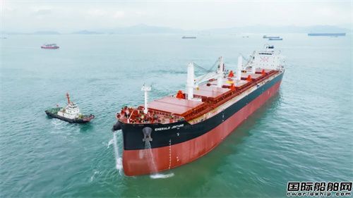 舟山中远海运重工为新一海海运建造第二艘散货船试航凯旋