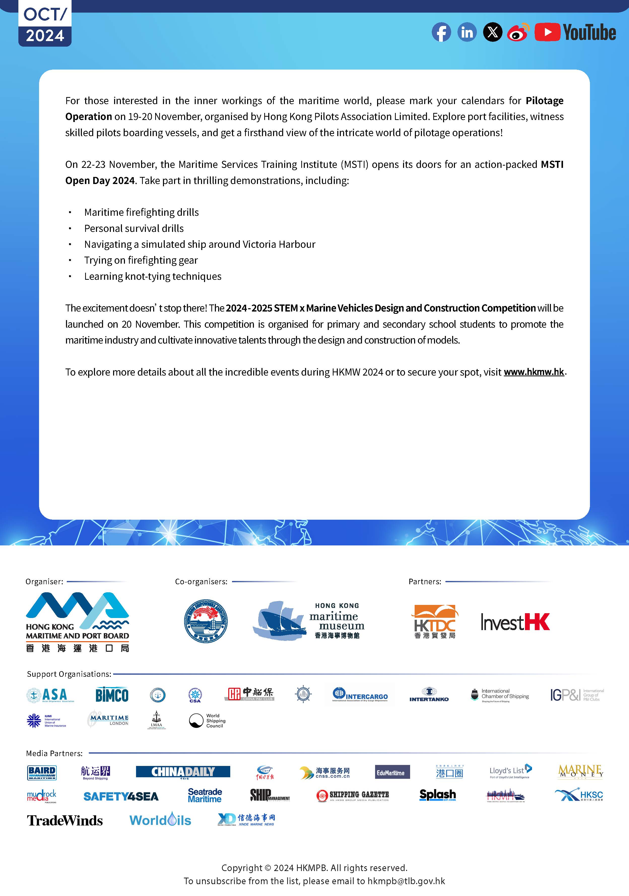 HONG KONG MARITIME WEEK 2024: NAVIGATING TO A GREENER FUTURE,