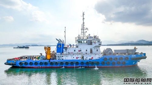 航通船业为中交一航局建造多功能拖轮完成试航