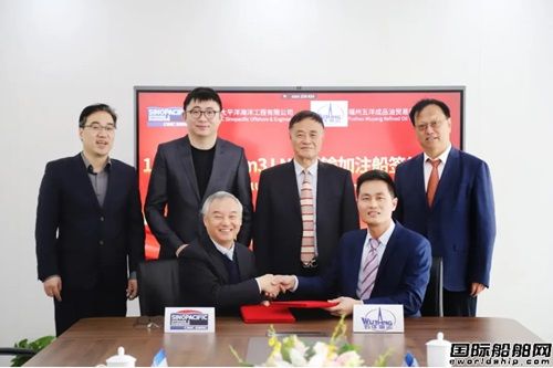 国内民营第一艘!内外贸兼营LNG运输加注船签约,