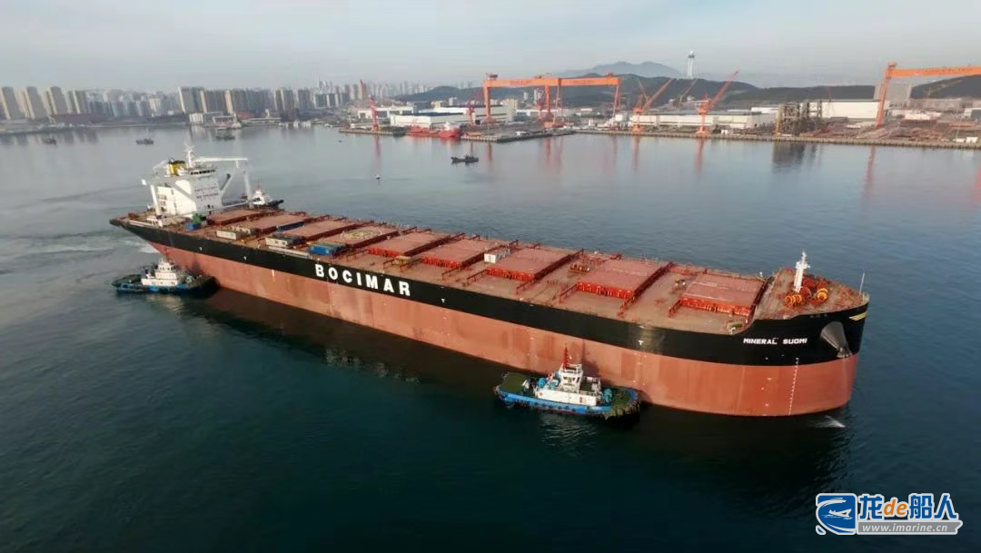北海造船2艘21万吨散货船开启试航,