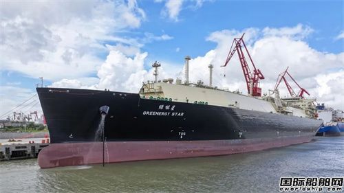 沪东中华为中海油建造大型LNG船“二合一”试航凯旋