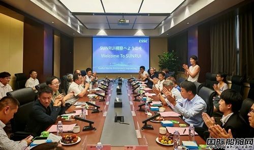 日本船东、船级社及银行到双瑞环境访问,