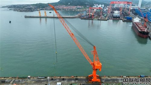 再添重器！招商工业青岛船厂两台新型门式起重机投用