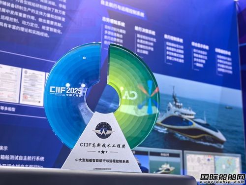704研究所斩获工博会高新技术工程奖