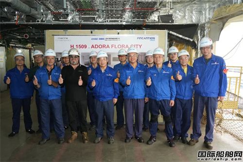 建造效率新突破！第二艘国产大型邮轮预制舱