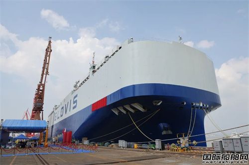 广船国际为HMM建造8600车汽车运输船2号船命名