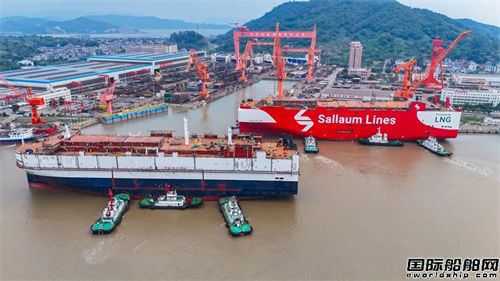三船下水一船开工！福建船政项目建造跑出“加速度”