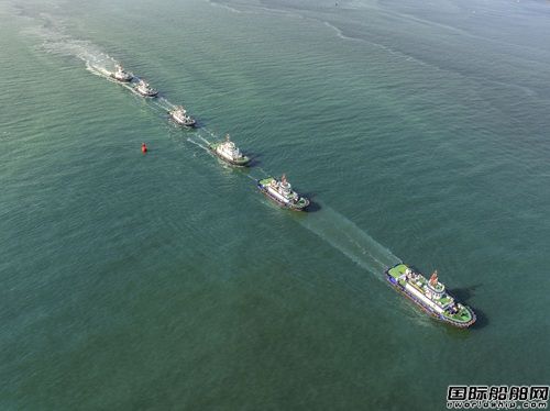  704所助力我国最大规模新能源拖船船队投用,