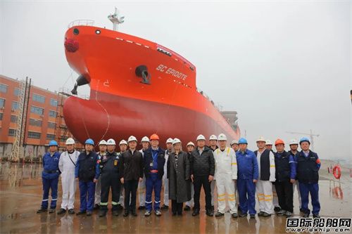 武昌造船为君正船务建造25900吨化学品船2号船下水