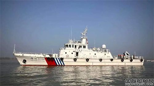 江新造船承建辽宁海事局40米级B型巡逻船交付