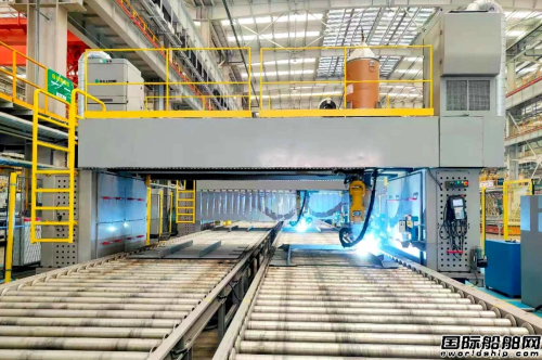 新能船业精益技改自动化焊接产线实现质效翻倍