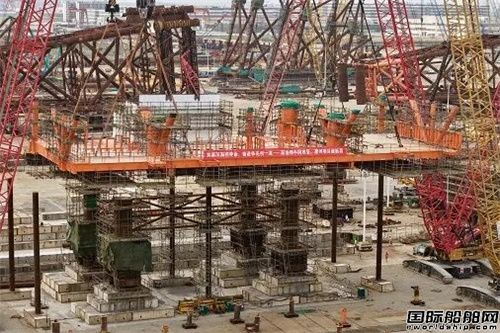 亚洲最大海上原油处理平台进入总装阶段